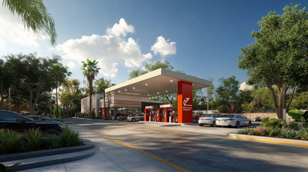 How much does it cost to open a gas station franchise